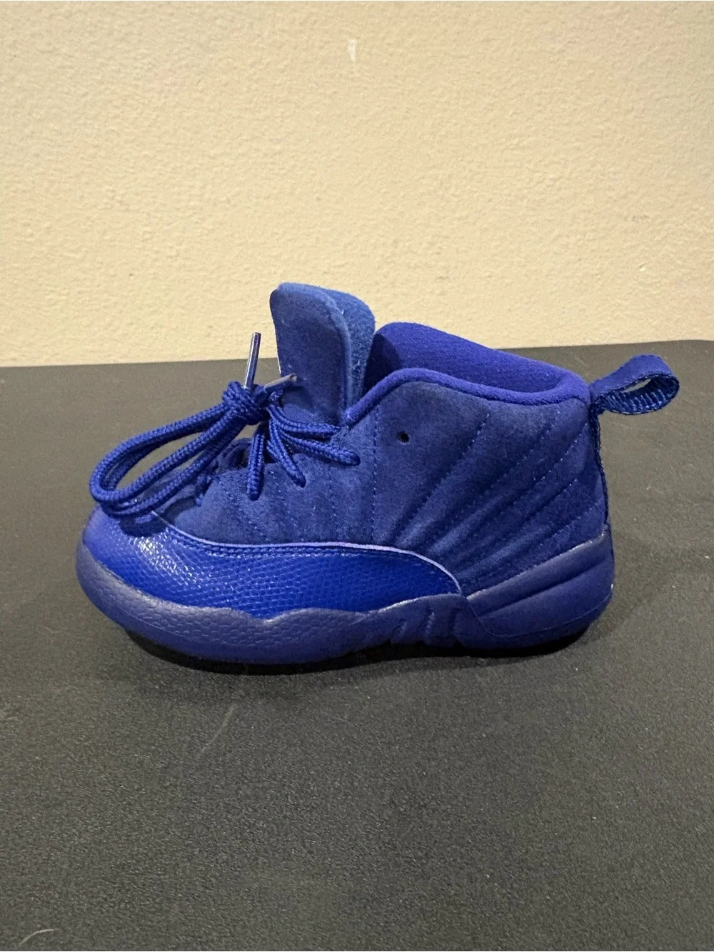 Jordan Air Jordan 12 Retro Deep Royal Blue Suede Baby Sneakers Jumpman Logo 9C